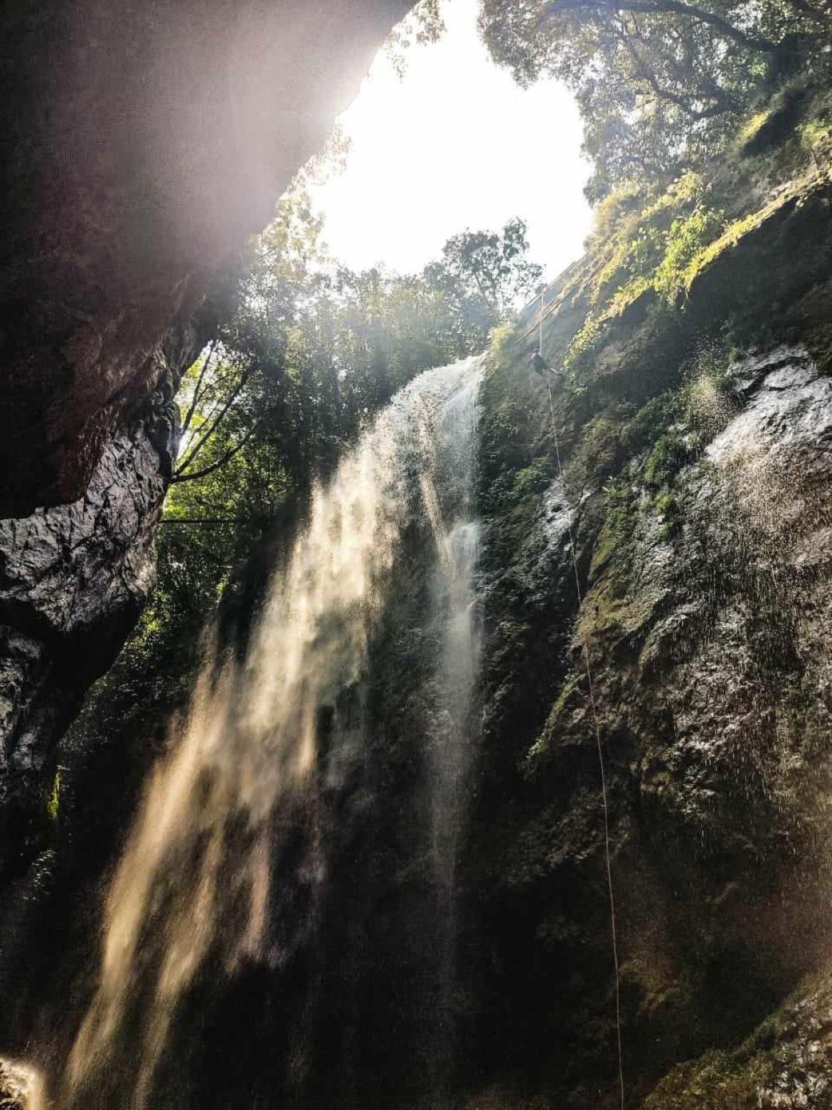 Rappel en Cascada las Golondrinas